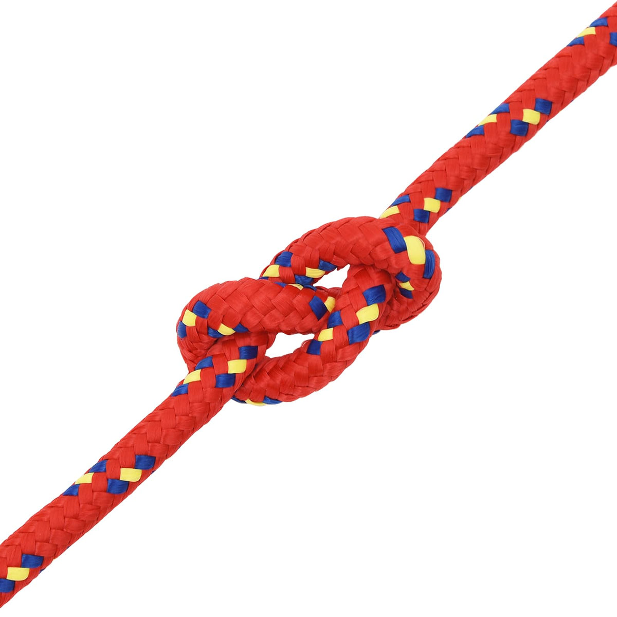 vidaXL Wielofunkcyjna lina gospodarcza 14 mm 25 m czerwony PP