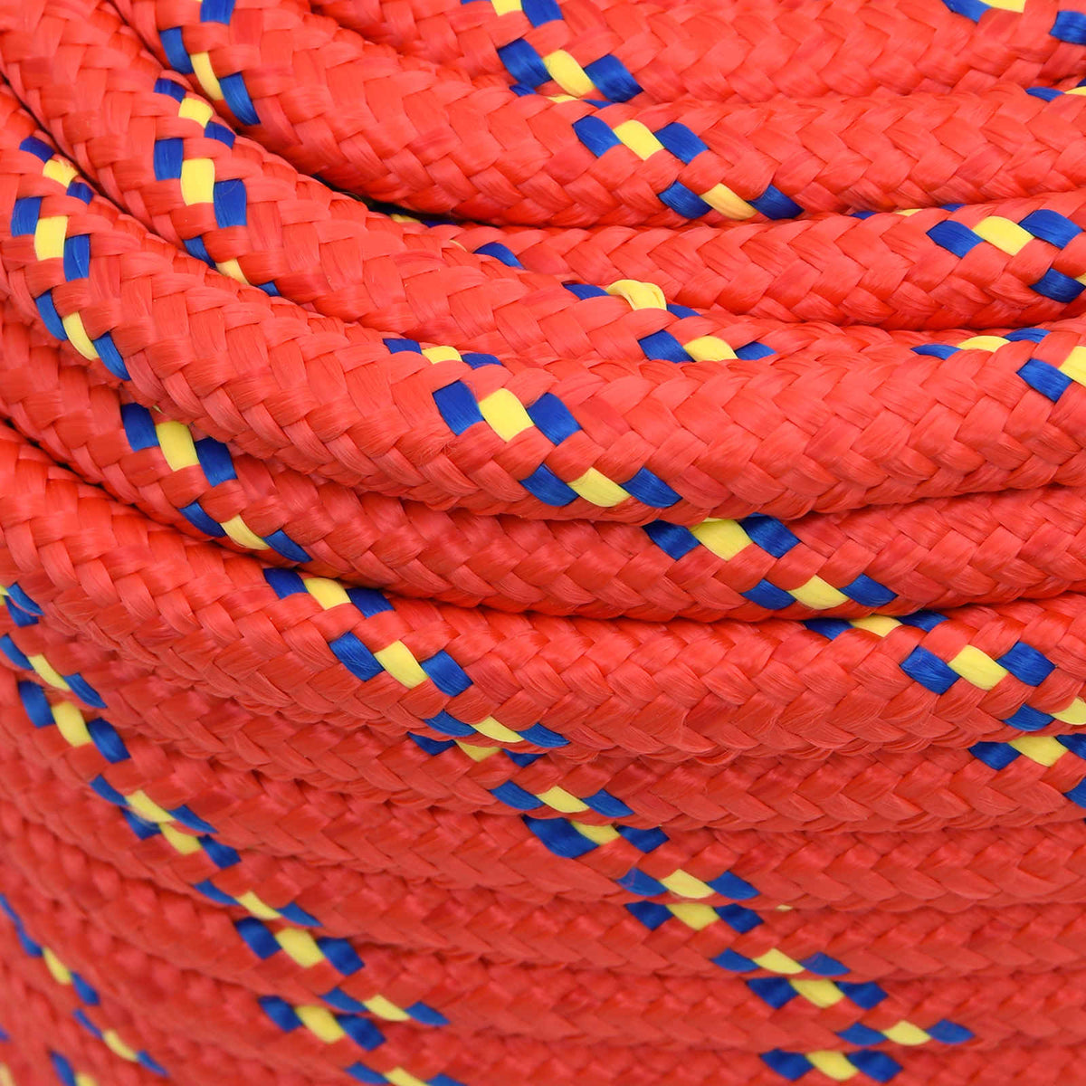 vidaXL Wielofunkcyjna lina gospodarcza 18 mm 100 m czerwony PP