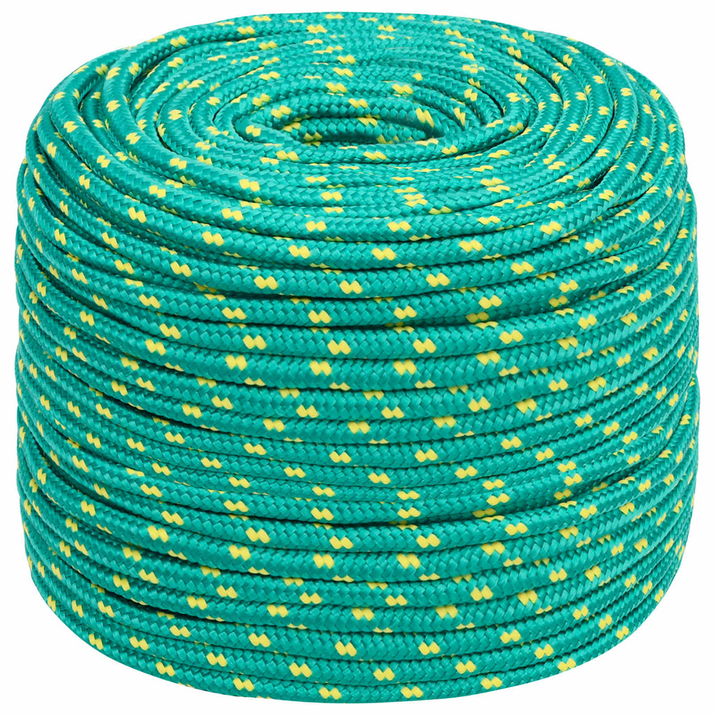 vidaXL Wielofunkcyjna lina gospodarcza 10 mm 100 m zielony PP