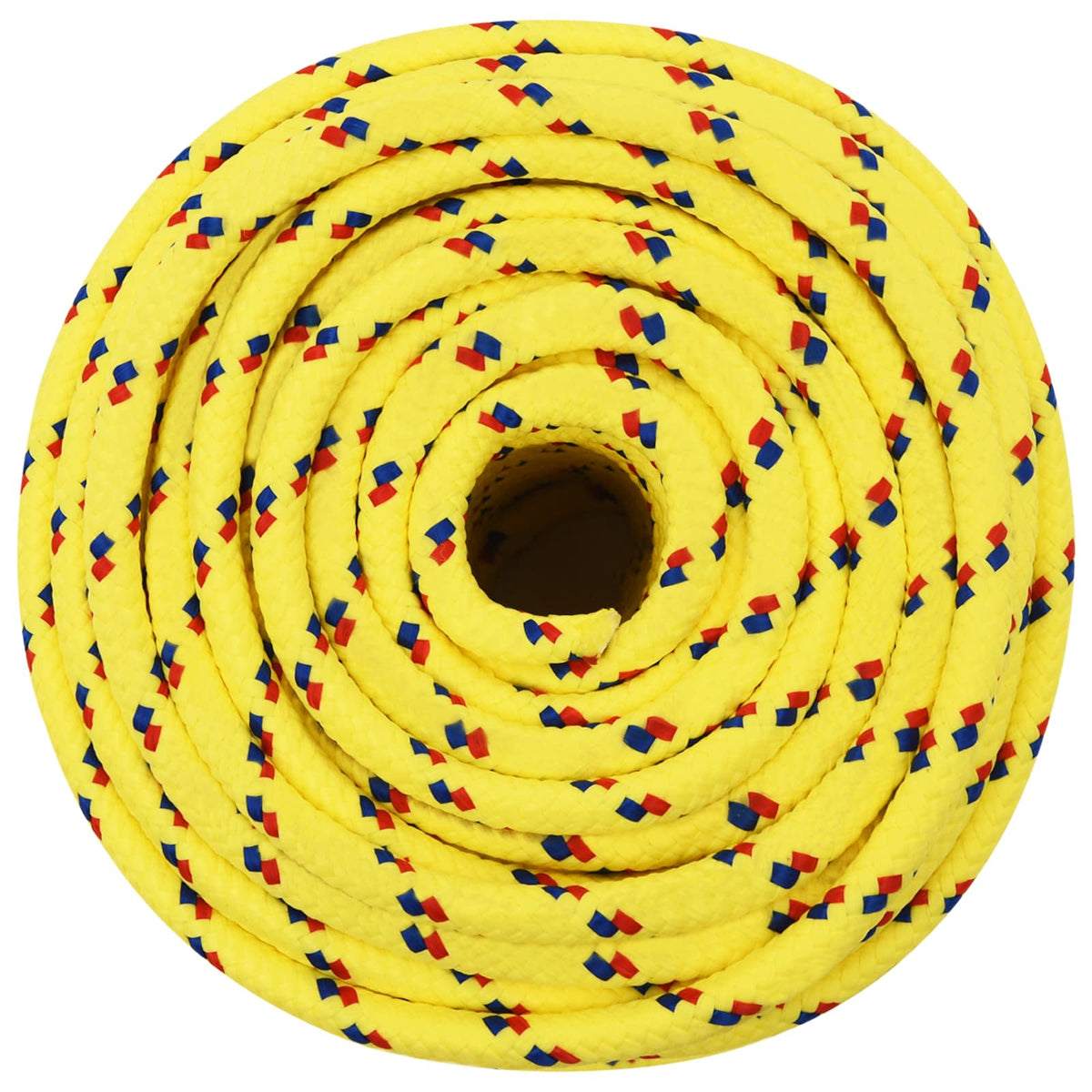 vidaXL Wielofunkcyjna lina gospodarcza 12 mm 100 m żółty PP