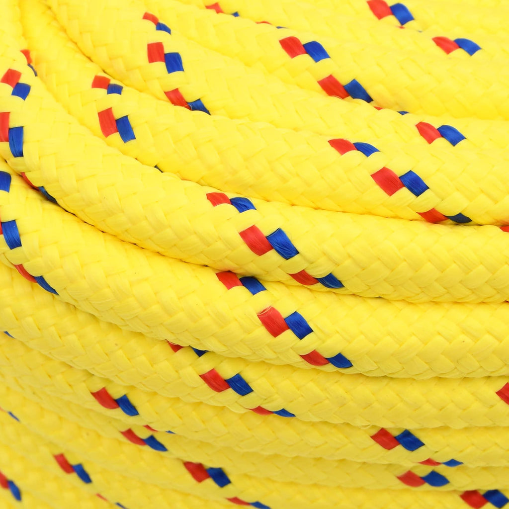 vidaXL Wielofunkcyjna lina gospodarcza 18 mm 25 m żółty PP