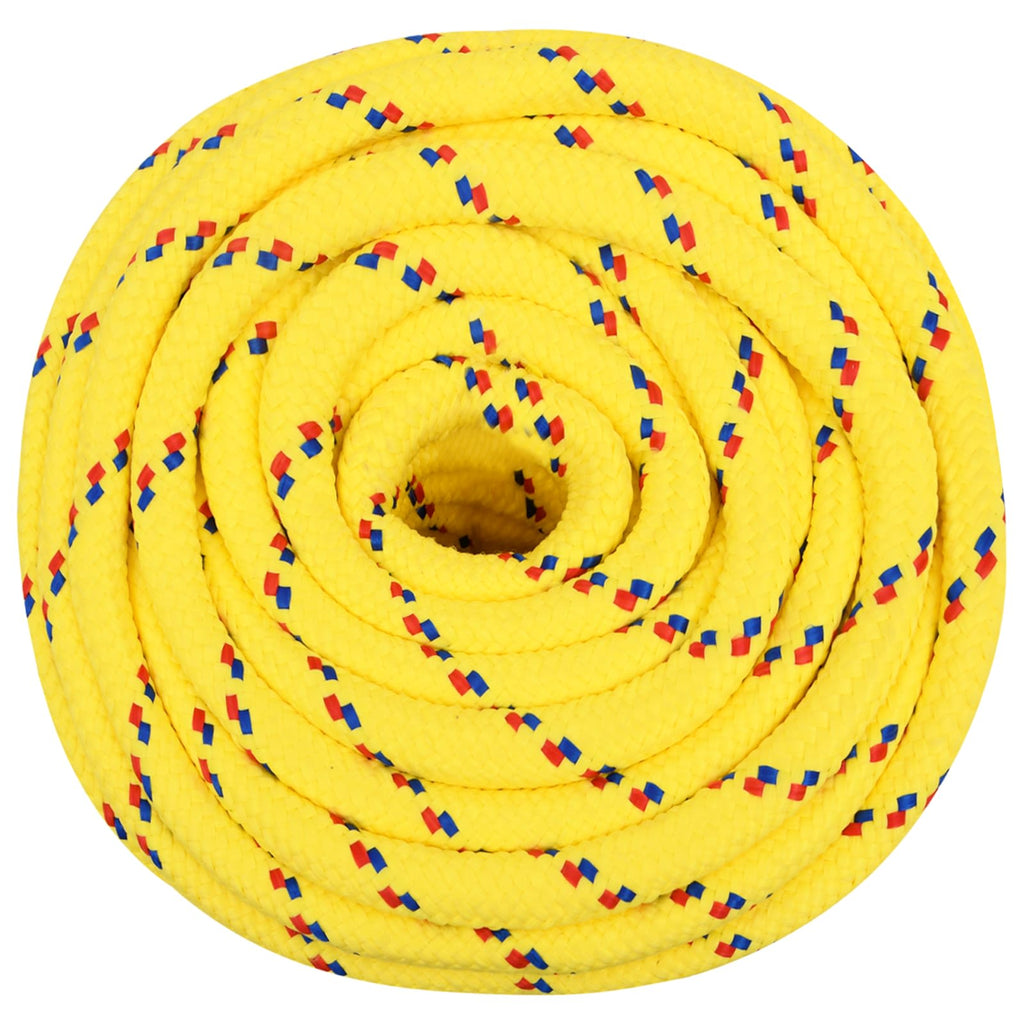 vidaXL Wielofunkcyjna lina gospodarcza 18 mm 25 m żółty PP