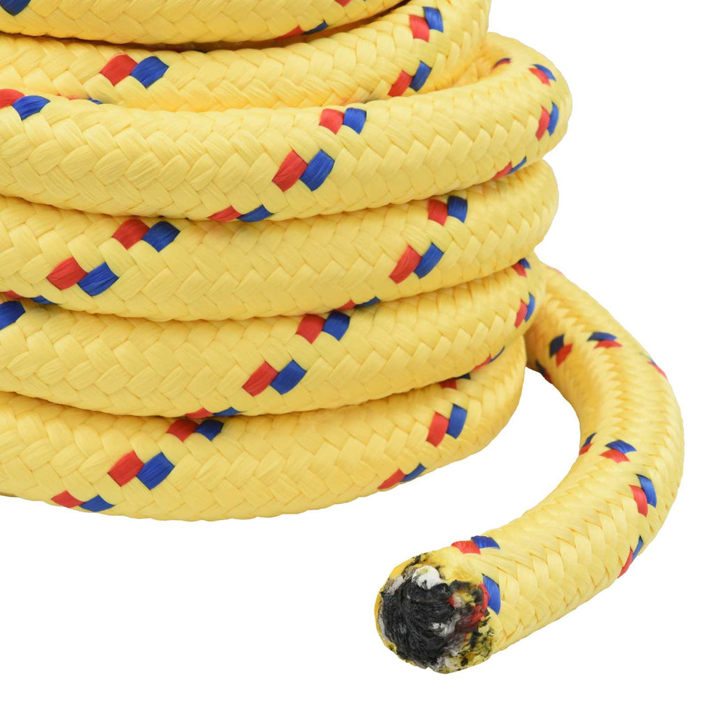 vidaXL Wielofunkcyjna lina gospodarcza 60 mm 10 m żółty PP