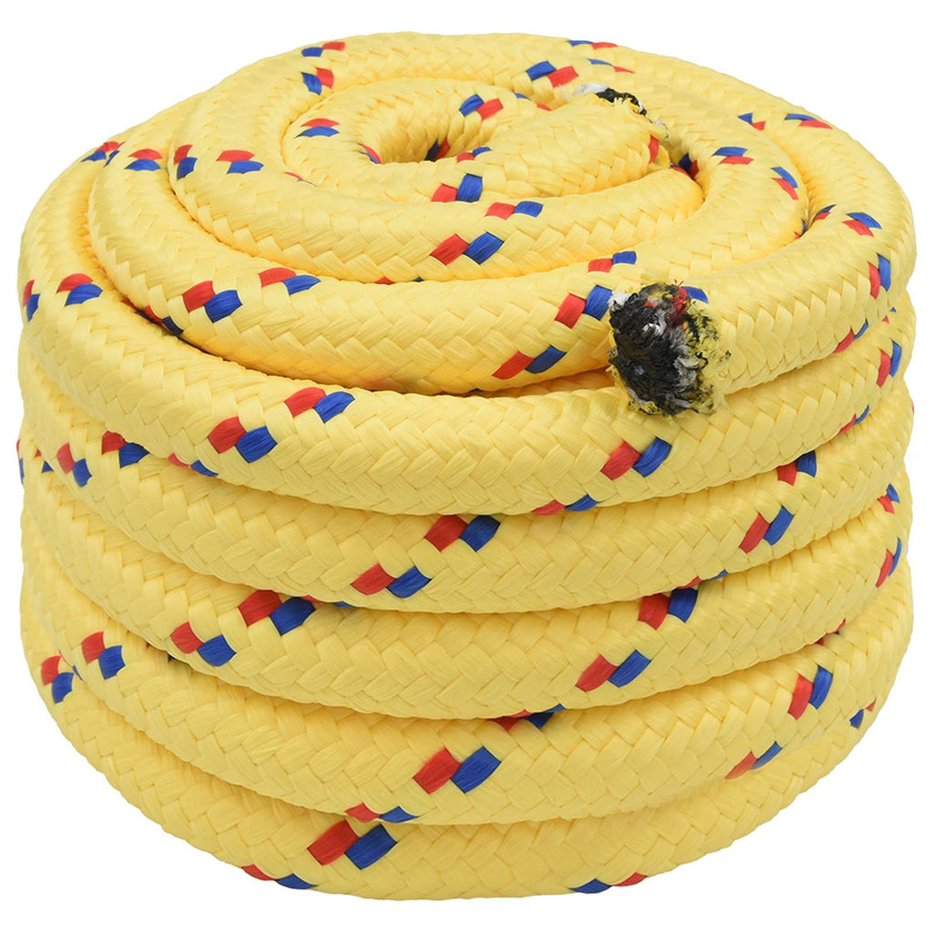 vidaXL Wielofunkcyjna lina gospodarcza 60 mm 10 m żółty PP