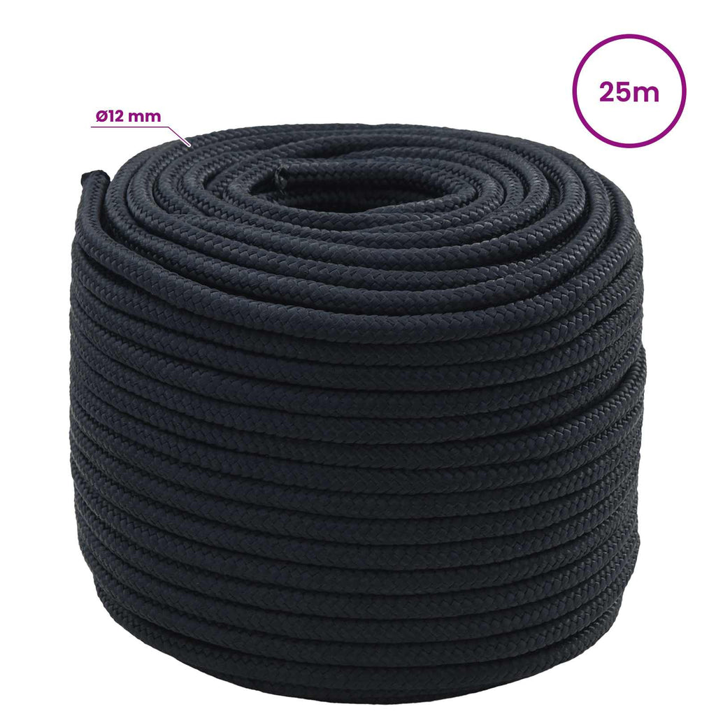 vidaXL Wielofunkcyjna lina gospodarcza 12 mm 25 m Niebieski królewski