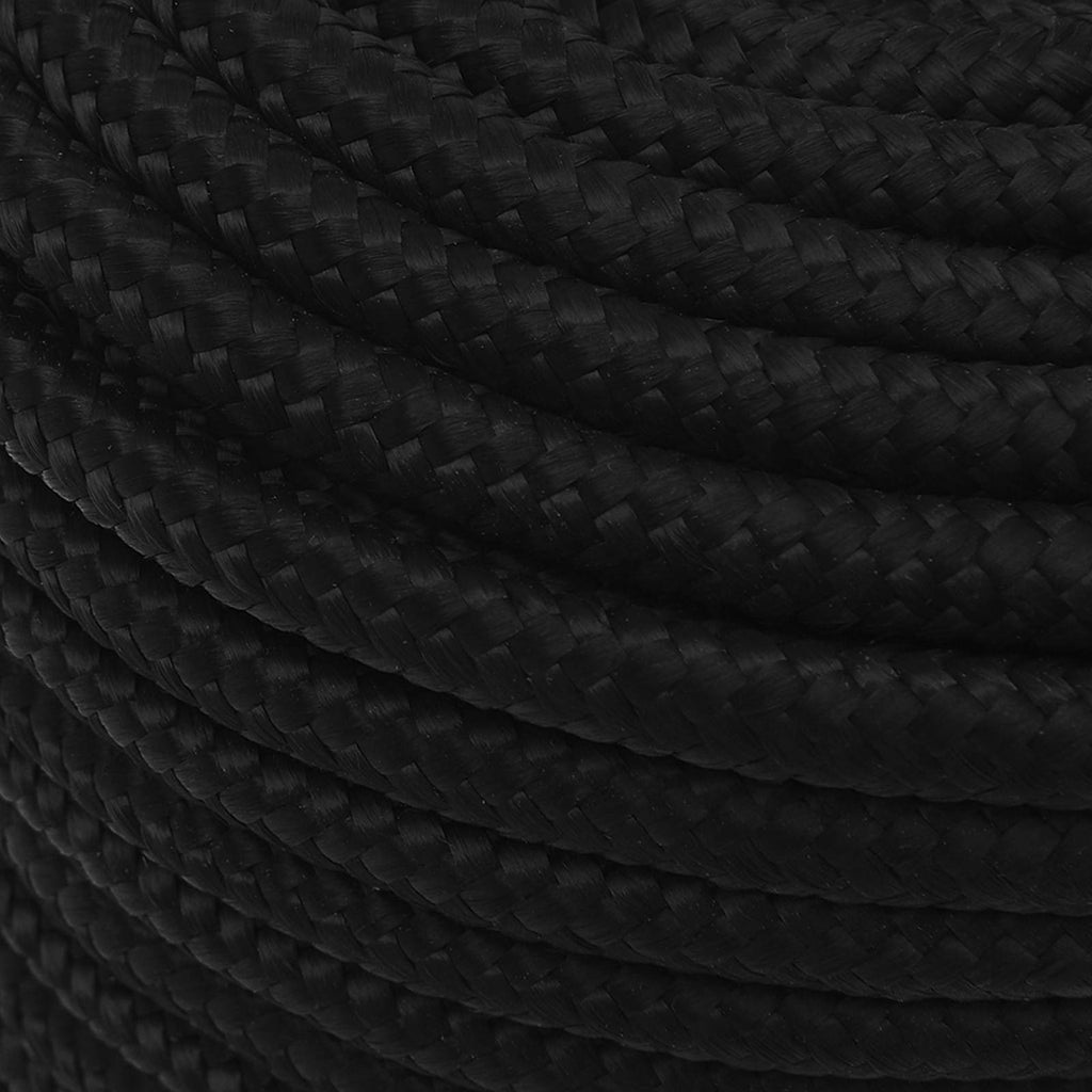 vidaXL Wielofunkcyjna lina gospodarcza 12 mm 50 m Czarny Poliester