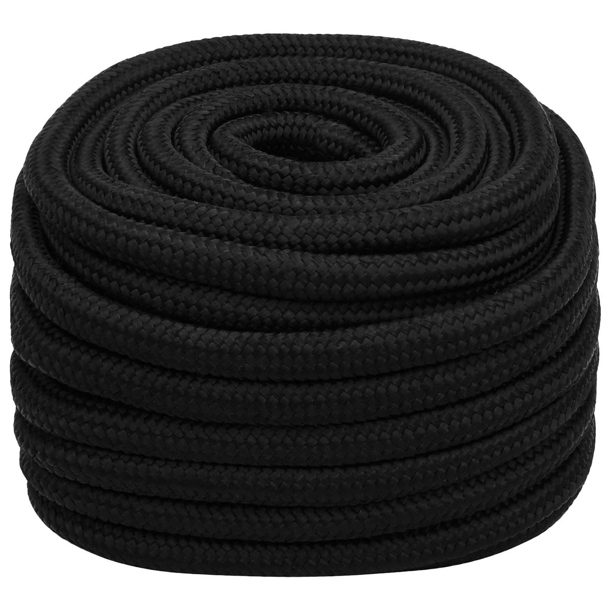 vidaXL Wielofunkcyjna lina gospodarcza 20 mm 50 m Czarny Poliester