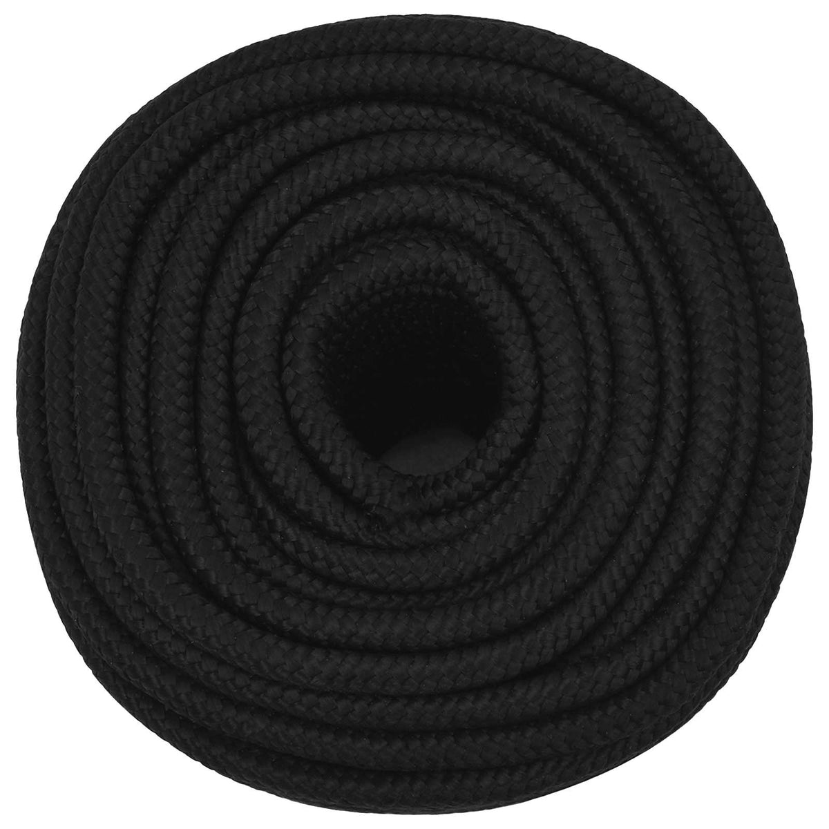vidaXL Wielofunkcyjna lina gospodarcza 12 mm 100 m Czarny Poliester