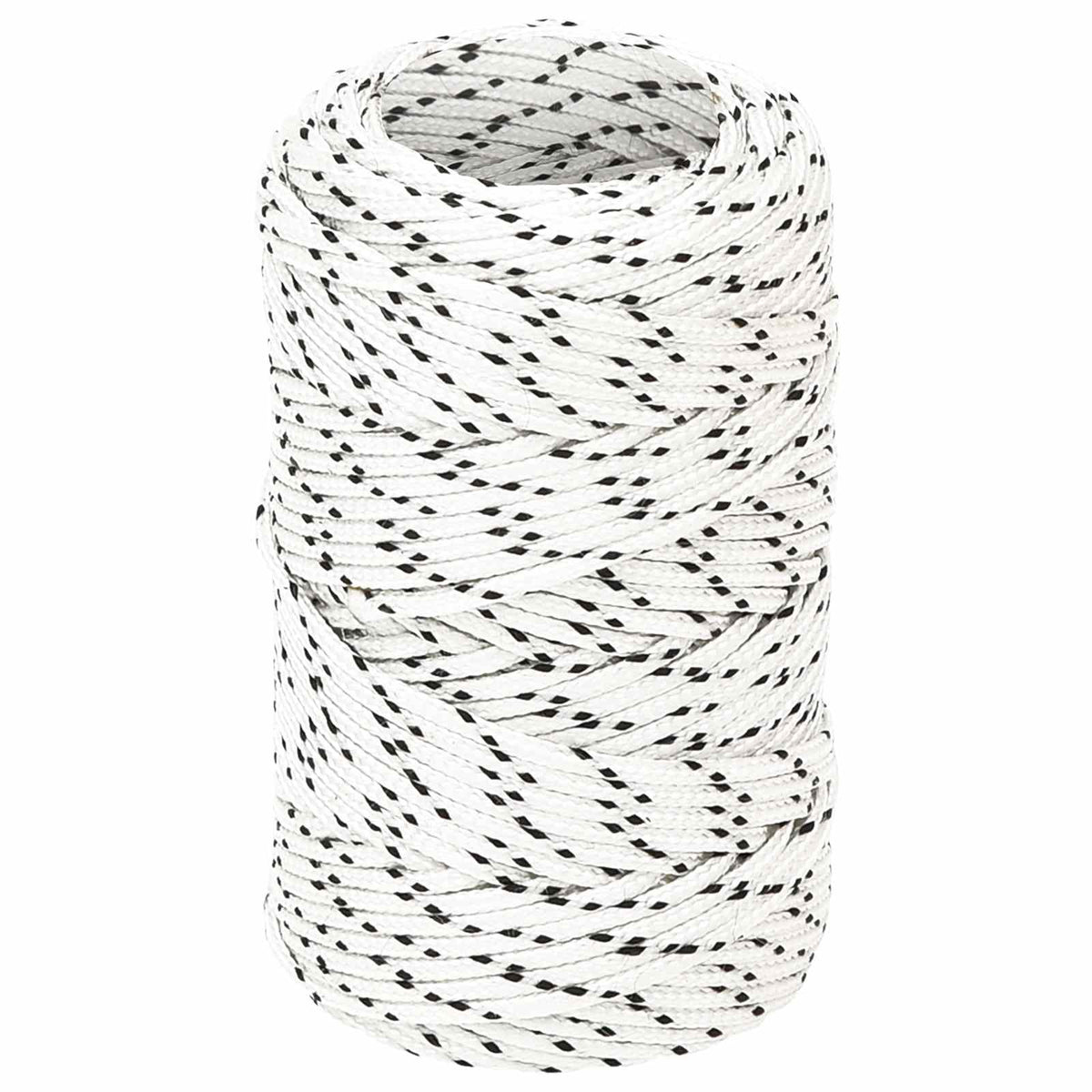 vidaXL Wielofunkcyjna lina gospodarcza 2 mm 50 m Biały Poliester