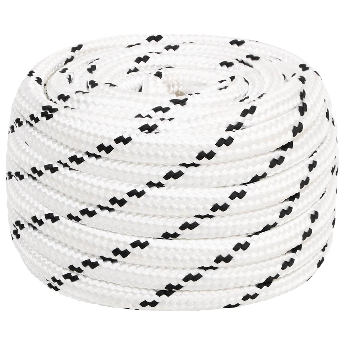 vidaXL Wielofunkcyjna lina gospodarcza 20 mm 25 m Biały Poliester
