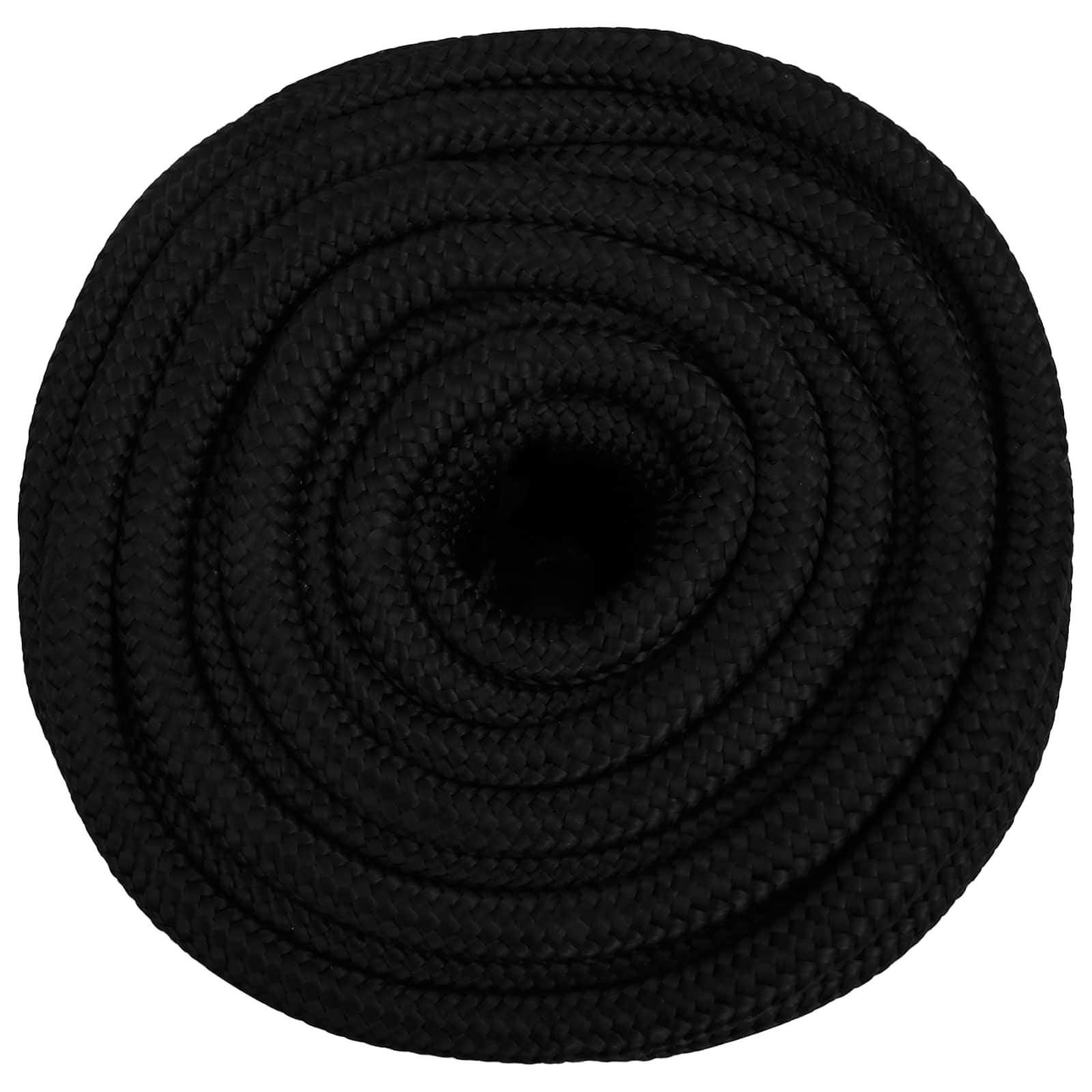 vidaXL Wielofunkcyjna lina gospodarcza 16 mm 100 m Czarny Poliester