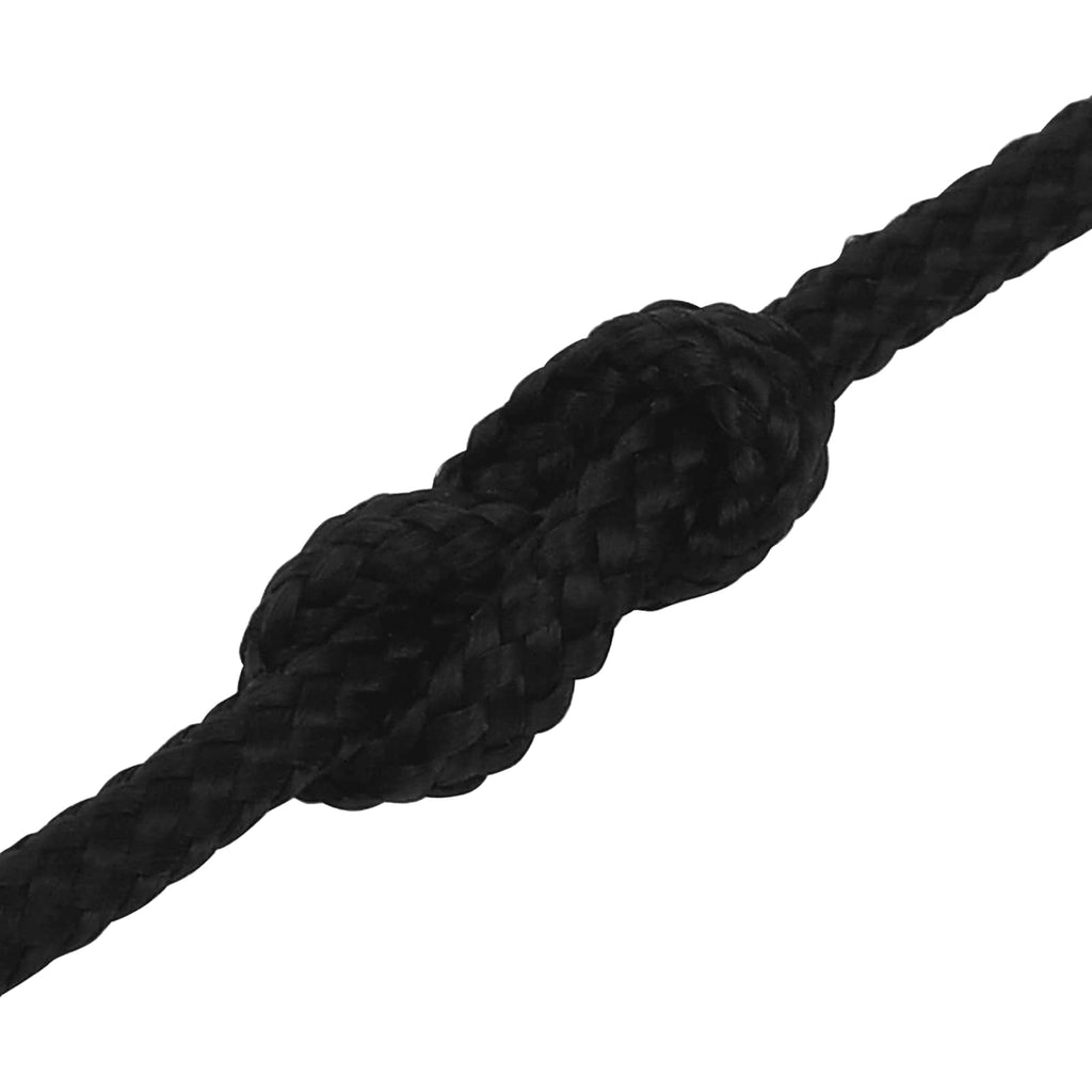 vidaXL Wielofunkcyjna lina gospodarcza 2 mm 100 m Czarny Poliester
