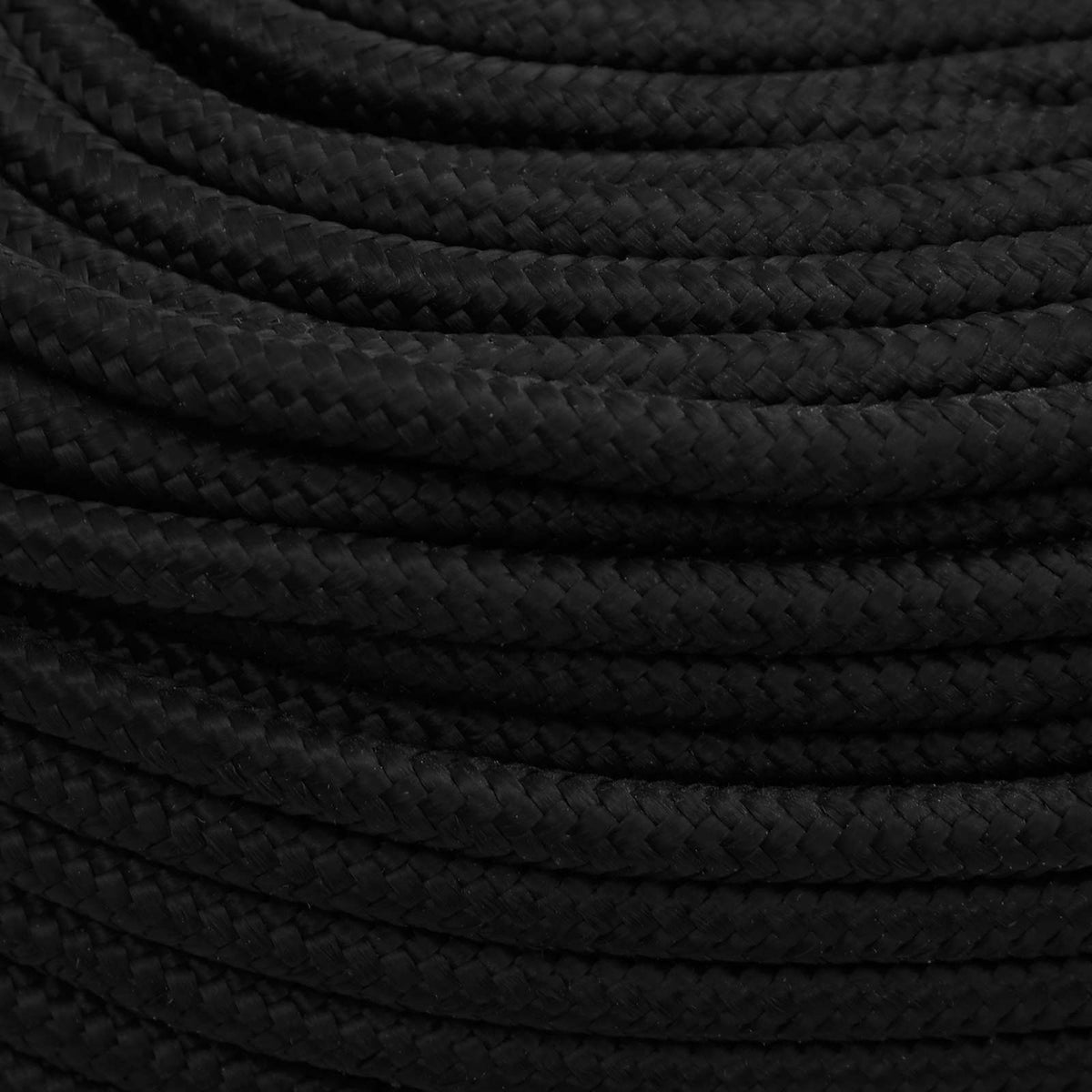 vidaXL Wielofunkcyjna lina gospodarcza 8 mm 250 m Czarny Poliester