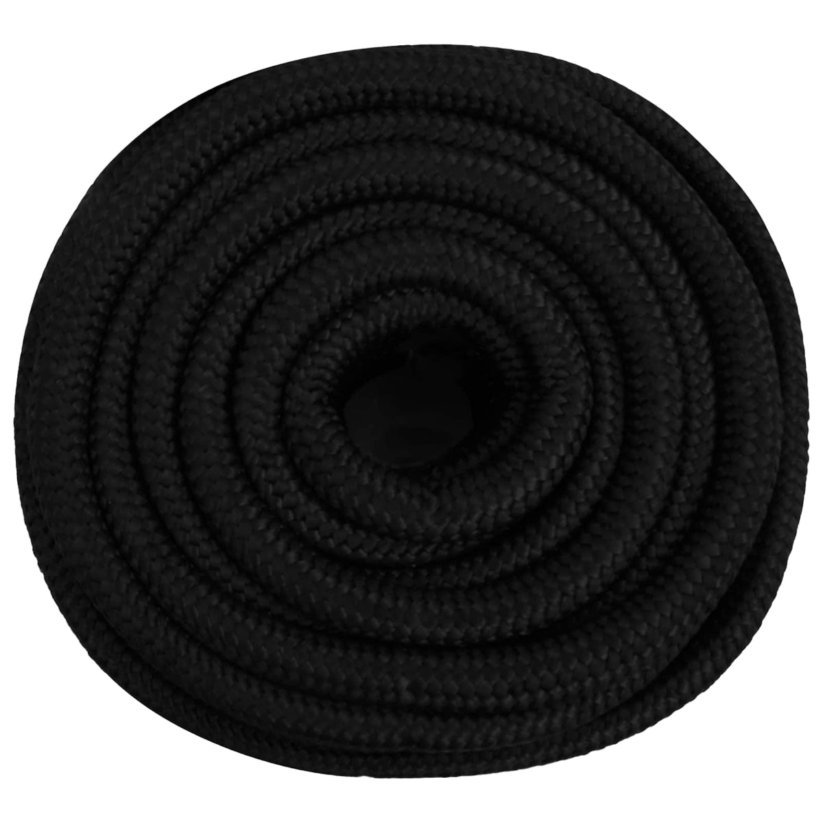 vidaXL Wielofunkcyjna lina gospodarcza 20 mm 100 m Czarny Poliester