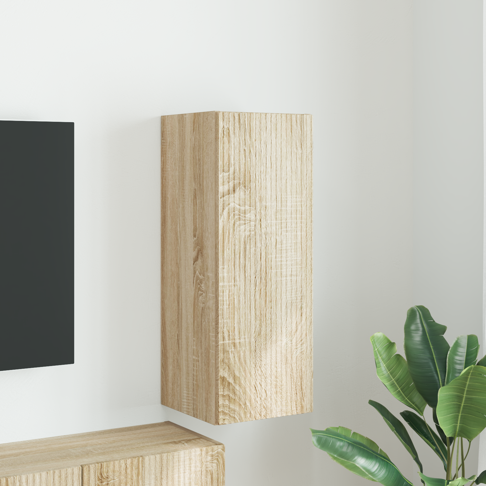 vidaXL Szafka pod telewizor 30 x 31 x 80 cm Sonoma Drewno inżynieryjne