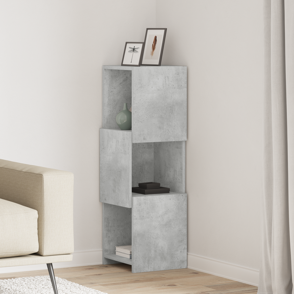 vidaXL Szafka narożna 30,5x30x95cm Drewno inżynieryjne Betonowy szary