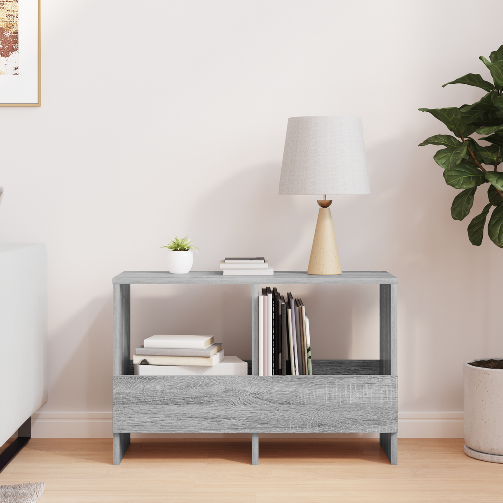 vidaXL Regał na gazety Szary Sonoma 68,5 x 30 x 45 cm