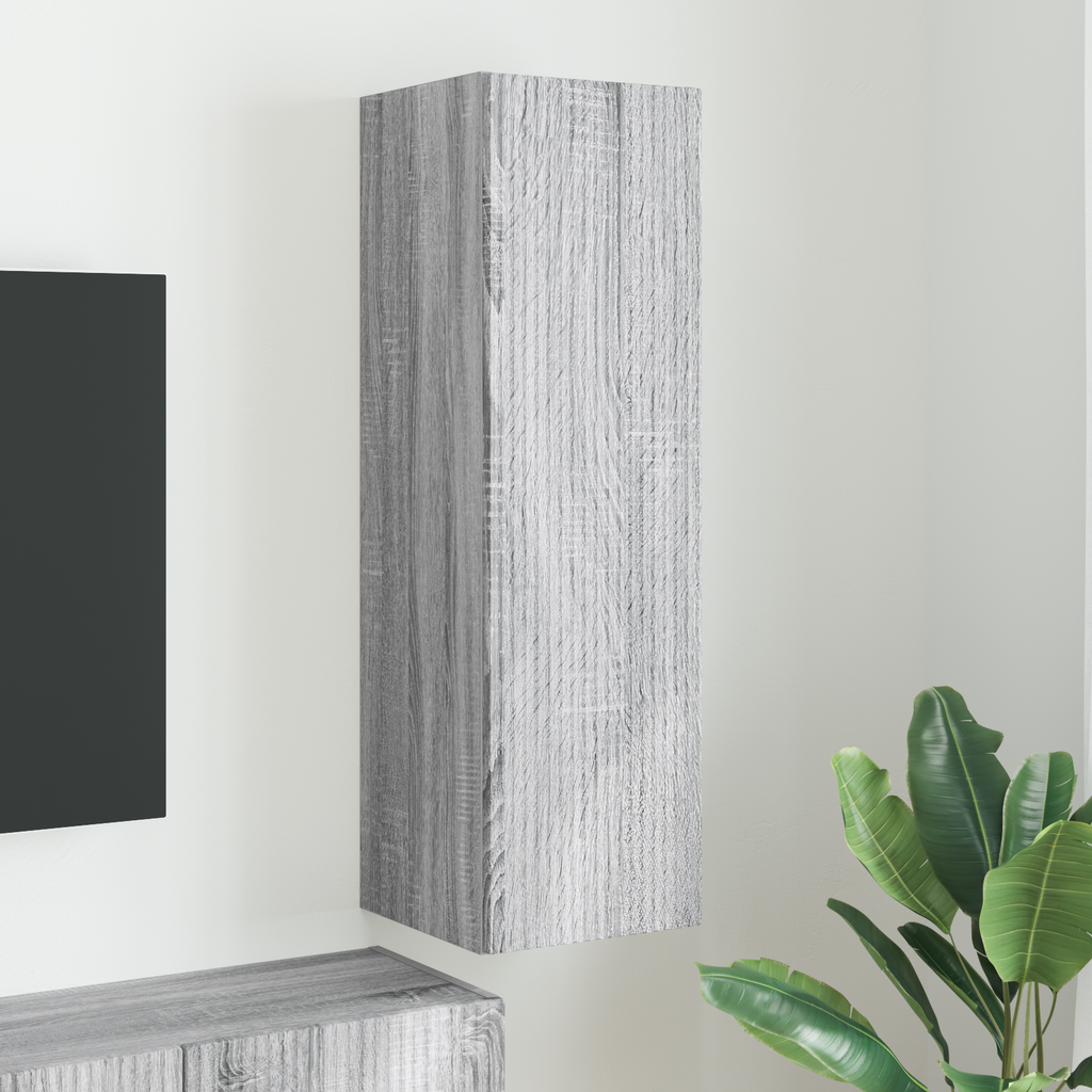 vidaXL Szafka pod telewizor 30 x 31 x 100 cm Szary Sonoma