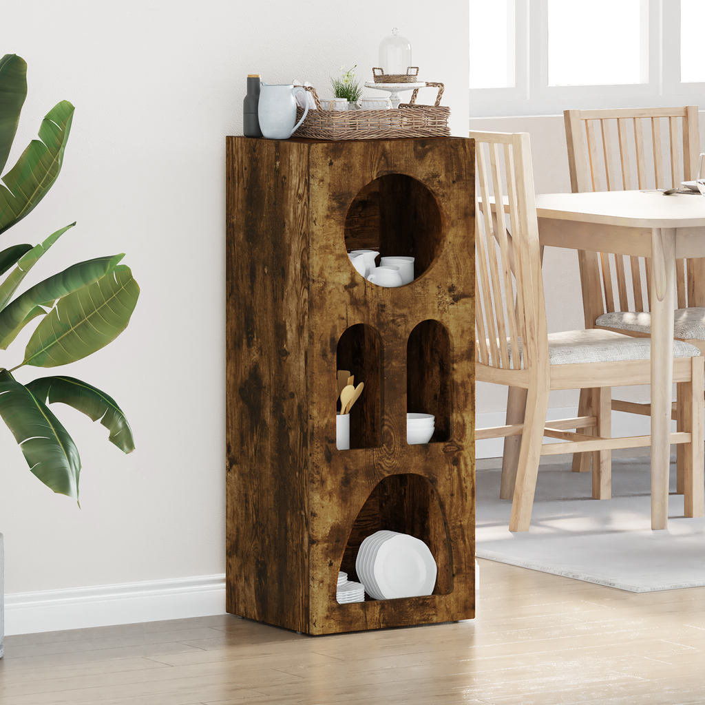 vidaXL Bufet ELST Dąb wędzony 40 x 35 x 100.5 cm Drewno inżynieryjne
