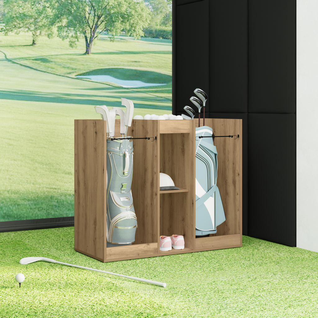 vidaXL Szafka golfowa Gładki Dąb rzemieślniczy 102 x 45 x 85,5 cm