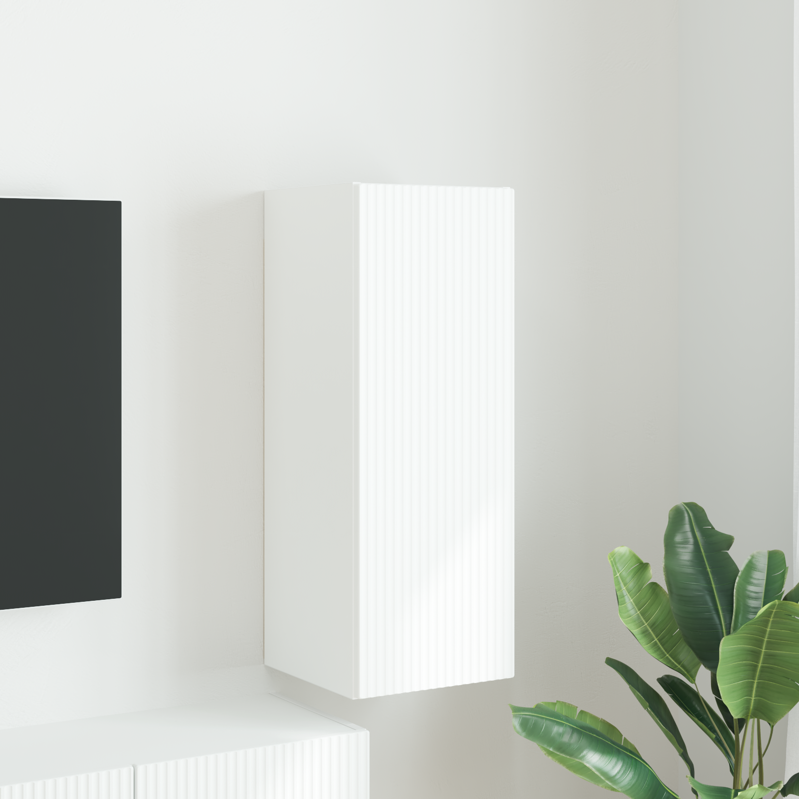 vidaXL Szafka pod telewizor 30 x 31 x 80 cm Biały Drewno inżynieryjne