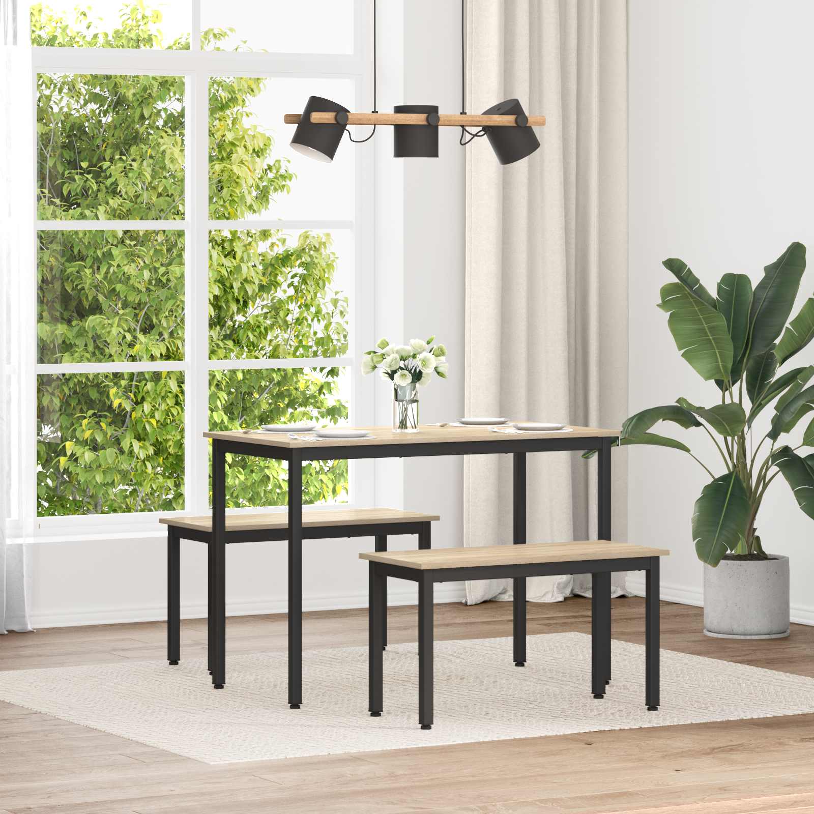 vidaXL ławka Sonoma 80 x 35 x 45 cm Drewno inżynieryjne