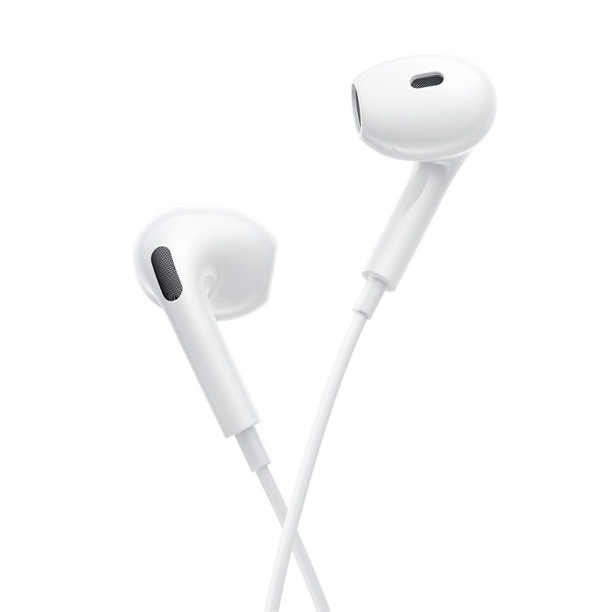 Słuchawki Baseus Encok CZ19 z USB-C przewodowe douszne - białe