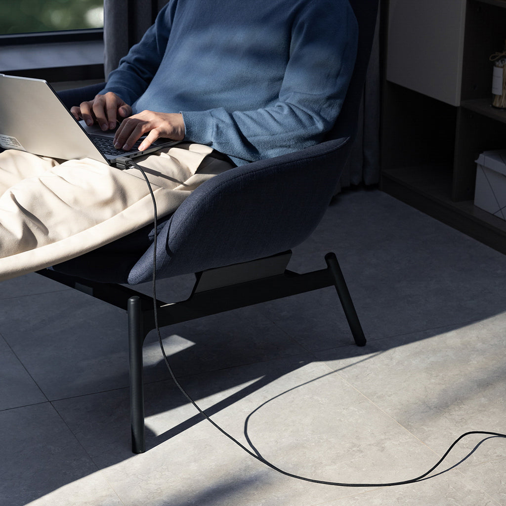 Kabel Baseus Versatile 60W USB-C - USB-C z adapterami USB-A i Lighting 1m - czarny