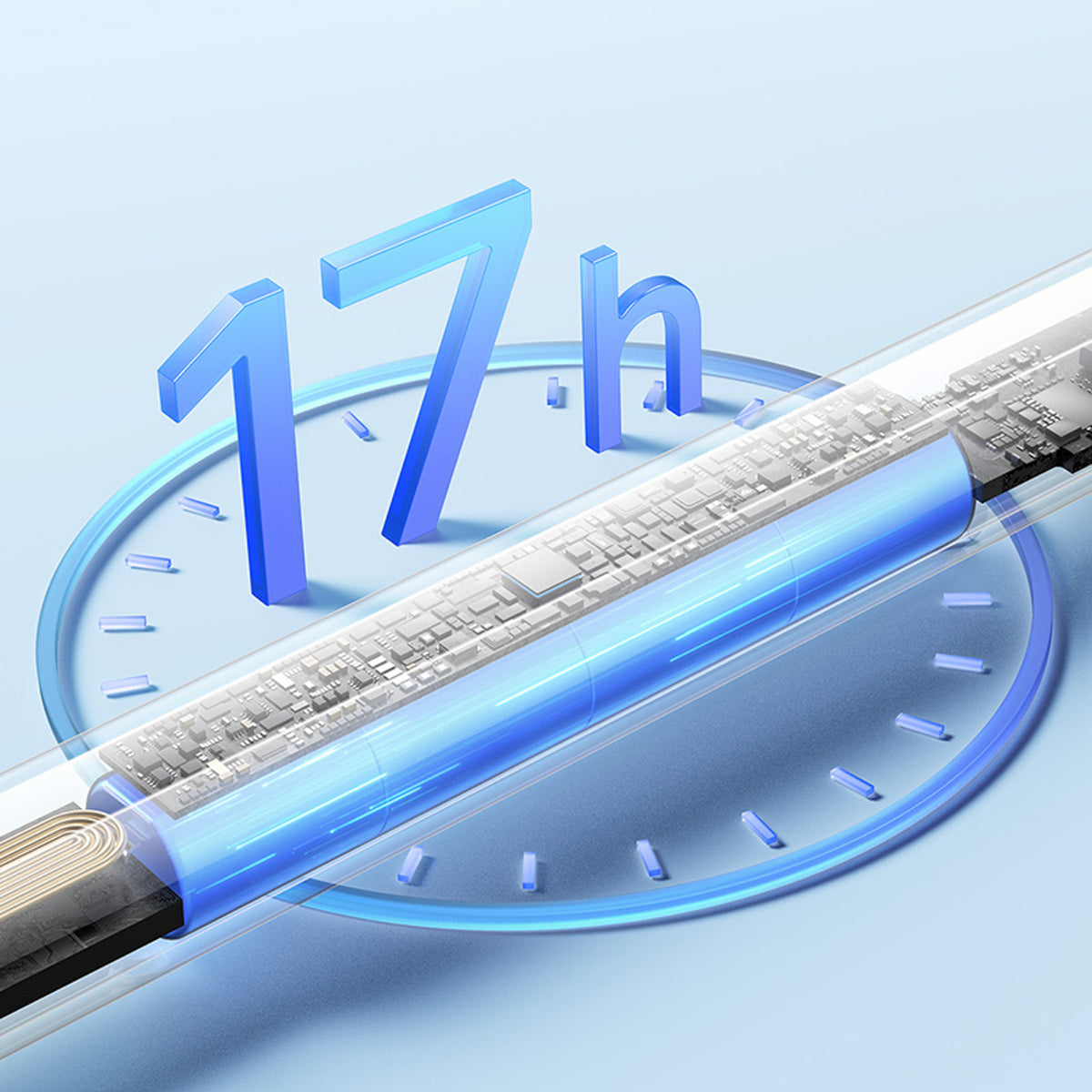 Rysik aktywny Baseus Smooth Writing 3 ładowany bezprzewodowo stylus - biały
