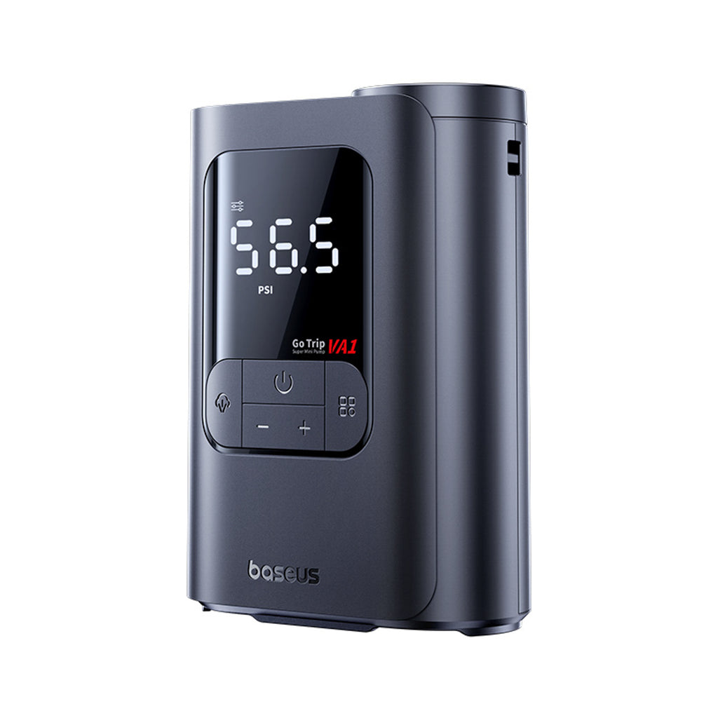 Pompka bezprzewodowa Baseus GoTrip VA1 kompresor 150 PSI 7500 mAh - ciemnoszara