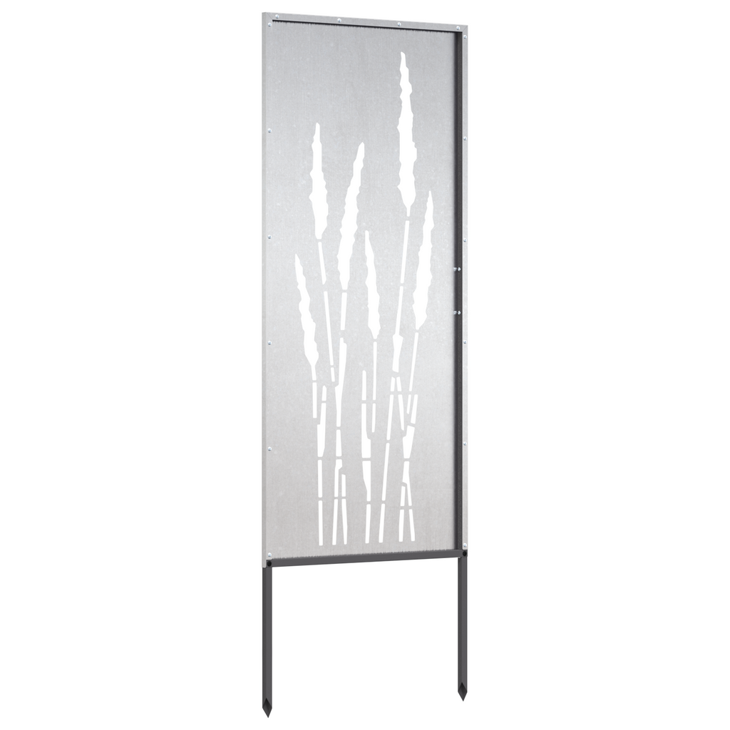 vidaXL Ekran zapewniający prywatność w ogrodzie Srebrny 50 x 140 cm