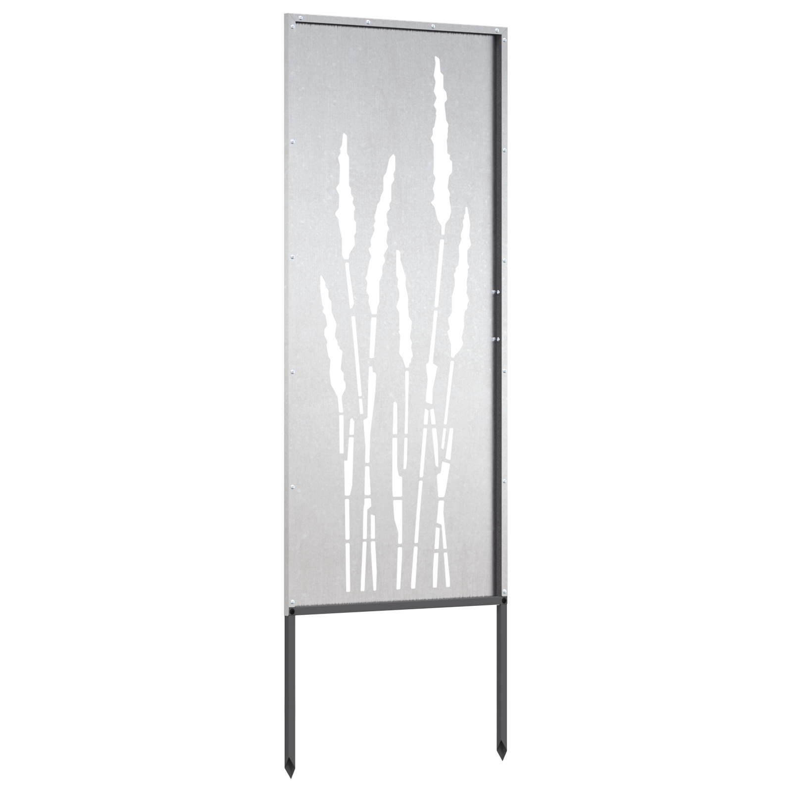 vidaXL Ekran zapewniający prywatność w ogrodzie Srebrny 50 x 140 cm