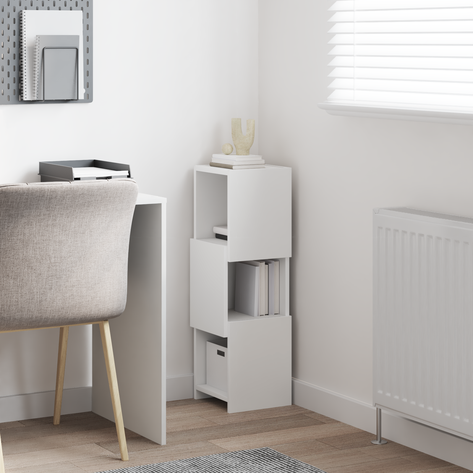 vidaXL Szafka narożna 25,5x25x80cm Drewno inżynieryjne