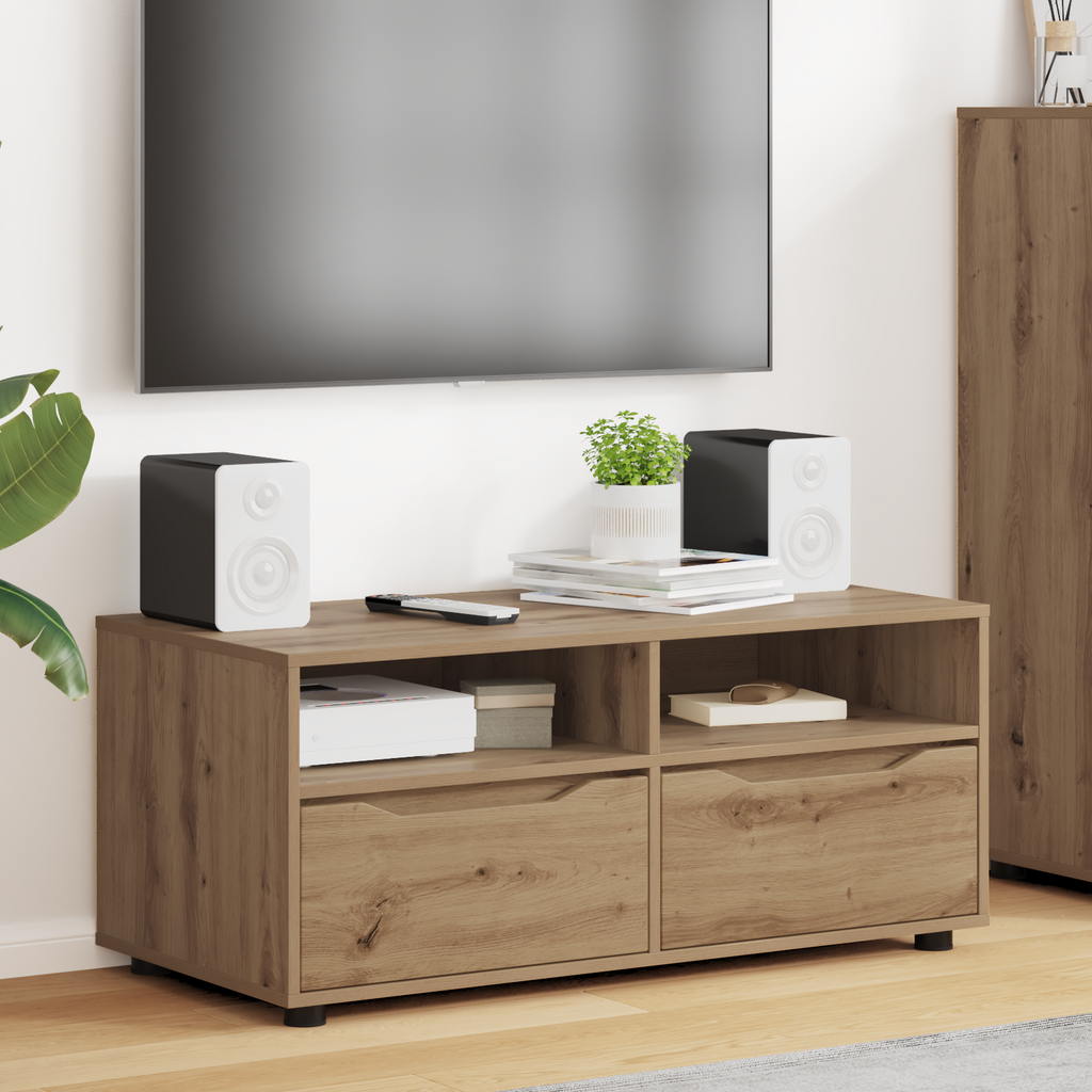 vidaXL Szafka pod telewizor 100 x 48 x 43 cm Dąb rzemieślniczy