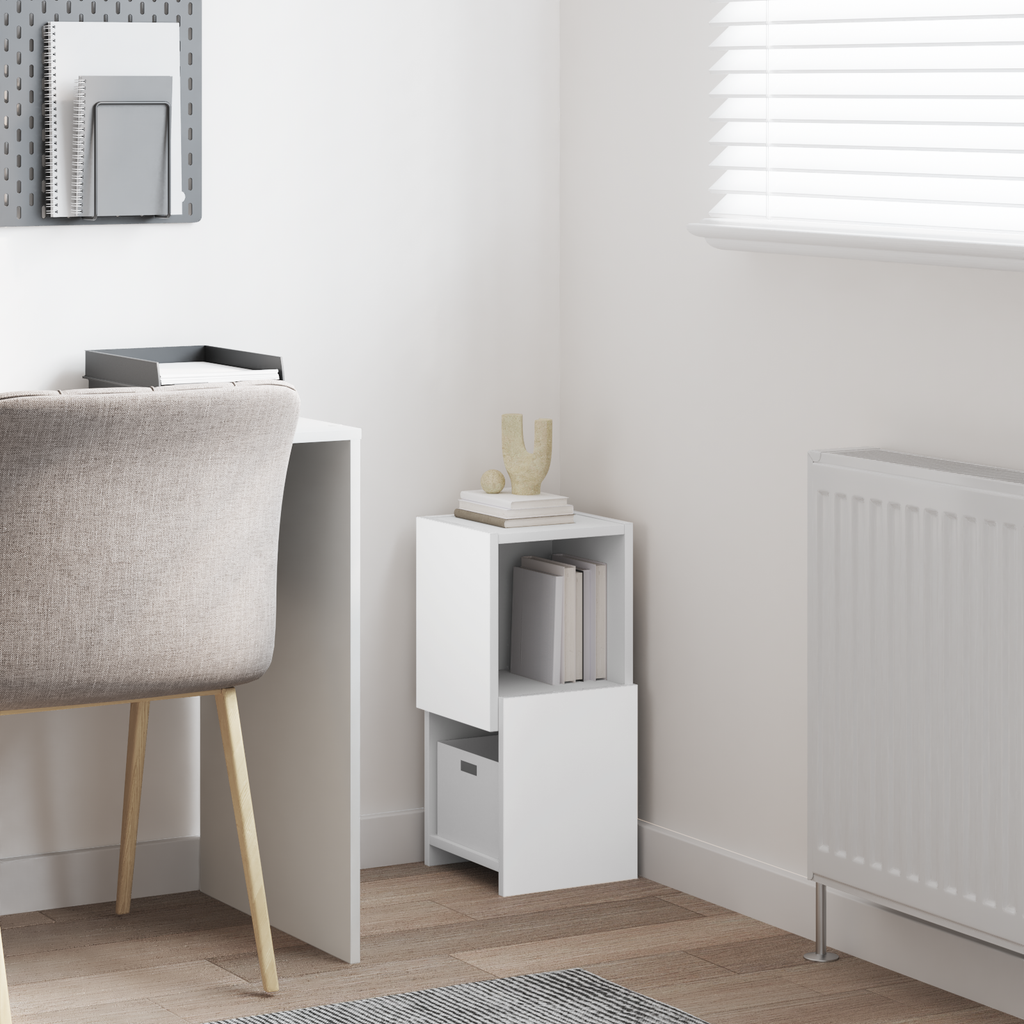 vidaXL Szafka narożna 25,5x25x55cm Drewno inżynieryjne
