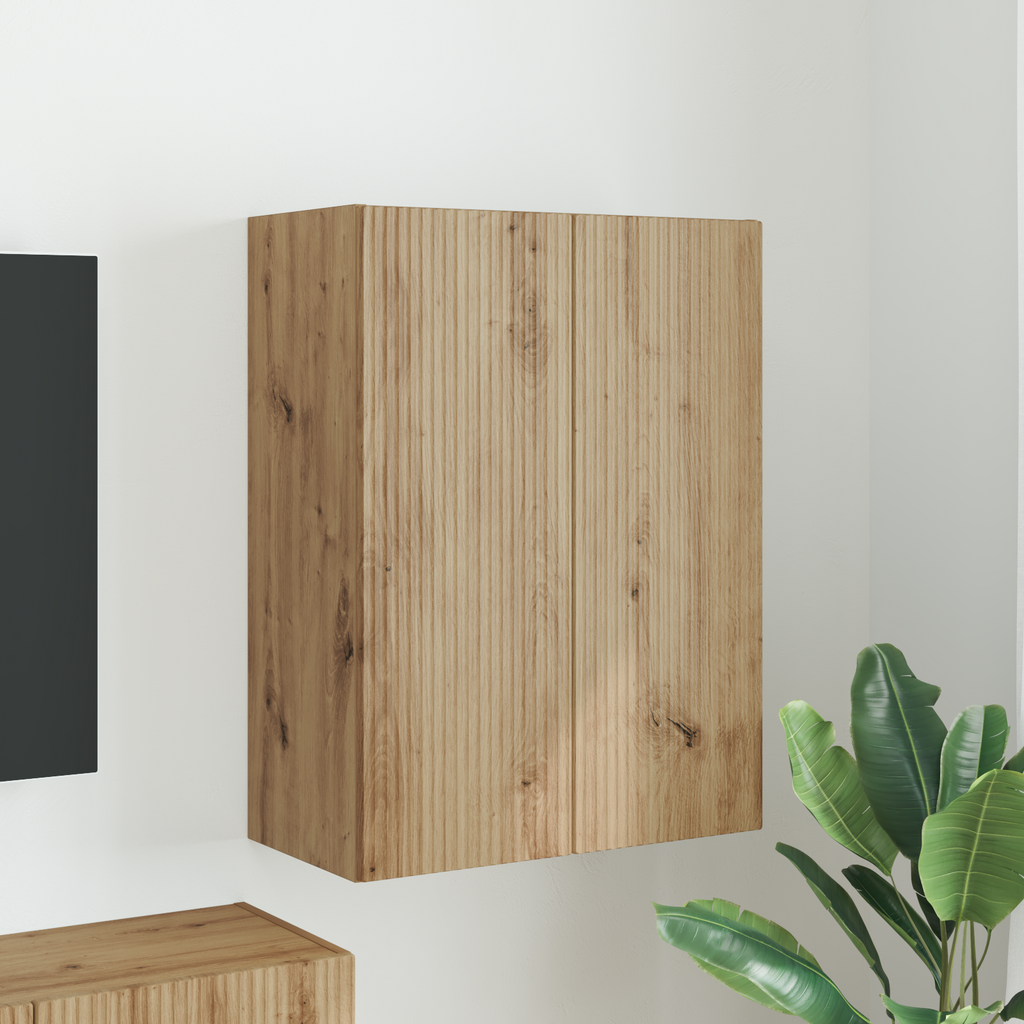 vidaXL Szafka pod telewizor Dąb rzemieślniczy 59,5 x 31 x 80 cm