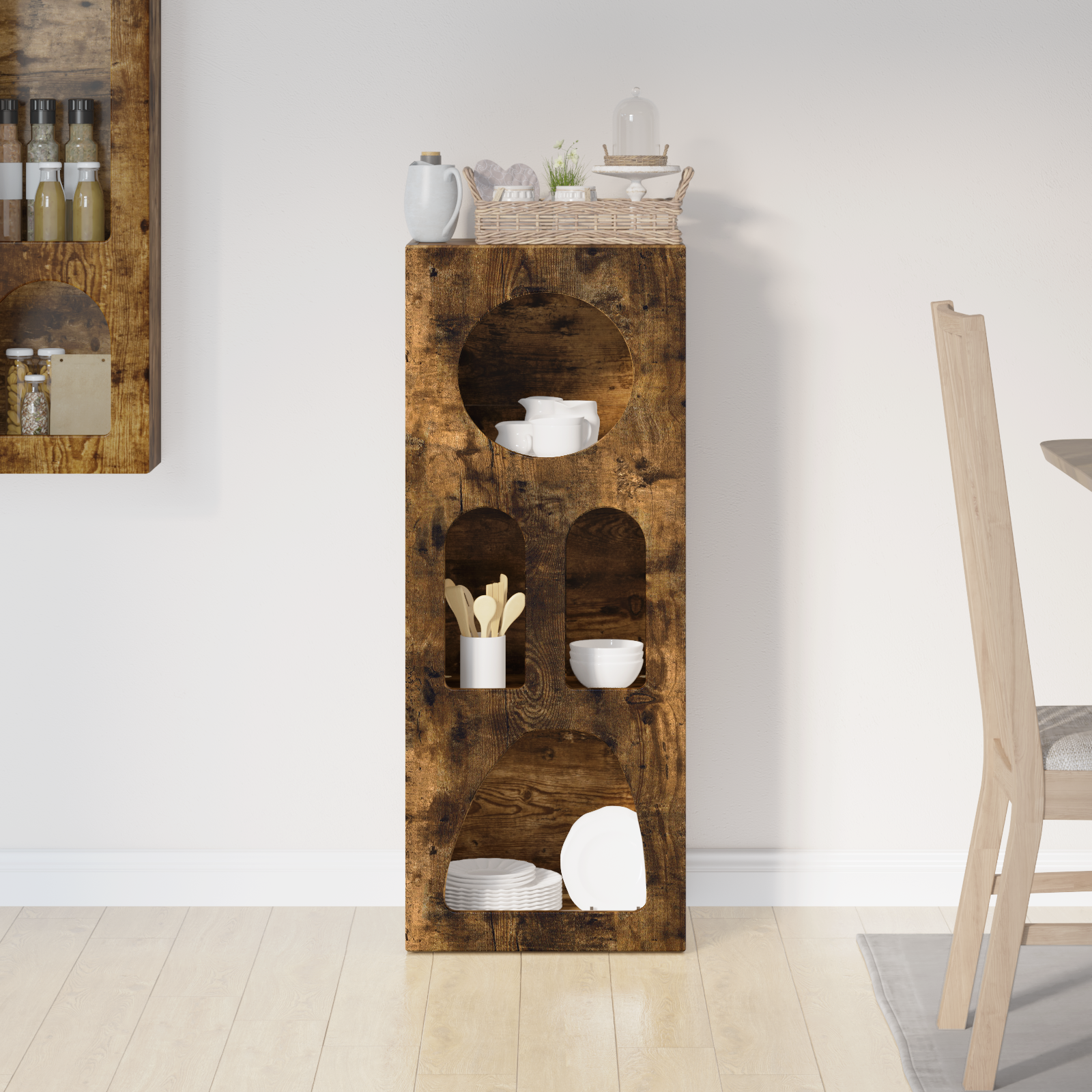 vidaXL Bufet ELST Dąb wędzony 40 x 35 x 100.5 cm Drewno inżynieryjne