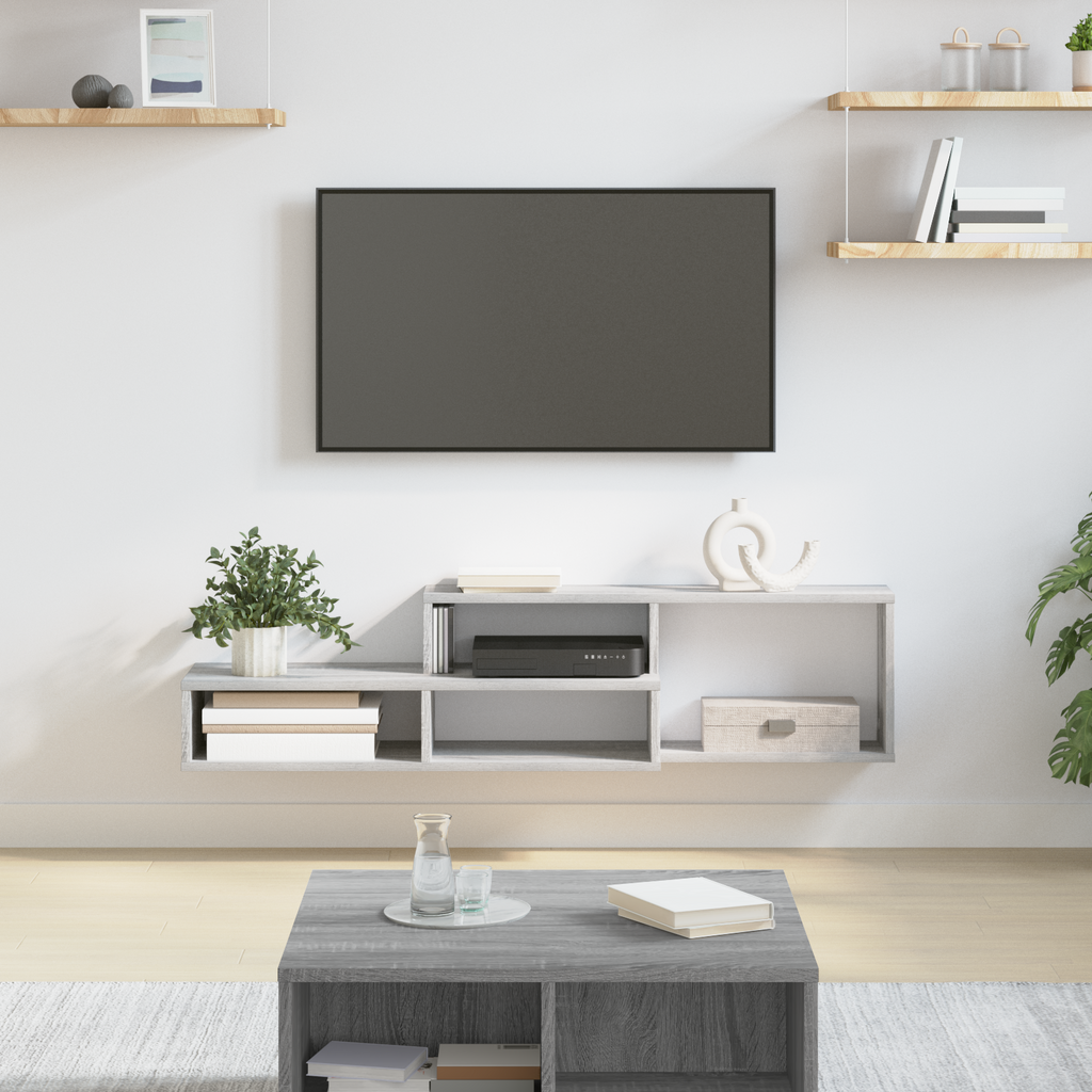 vidaXL Stojaknatelewizornaścianę 120x25x28,5cm Materiał drewnopochodny
