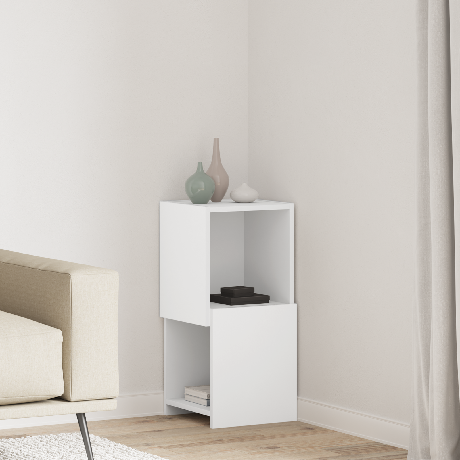 vidaXL Szafka narożna 30,5x30x65cm Drewno inżynieryjne