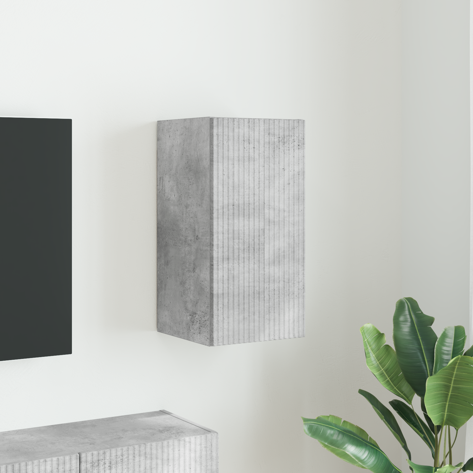 vidaXL Szafka pod telewizor 30 x 31 x 60 cm Betonowy
