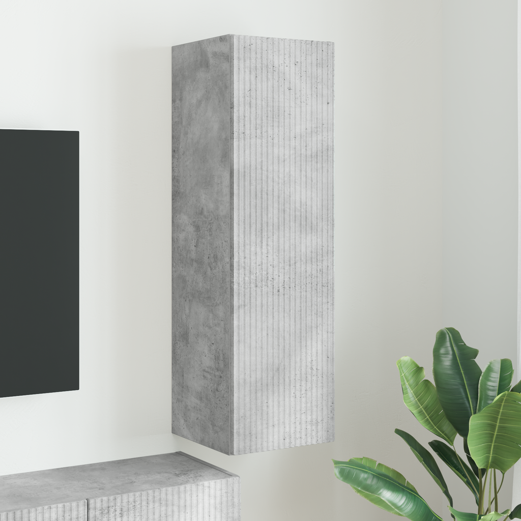 vidaXL Szafka pod telewizor 30 x 31 x 100 cm Betonowy