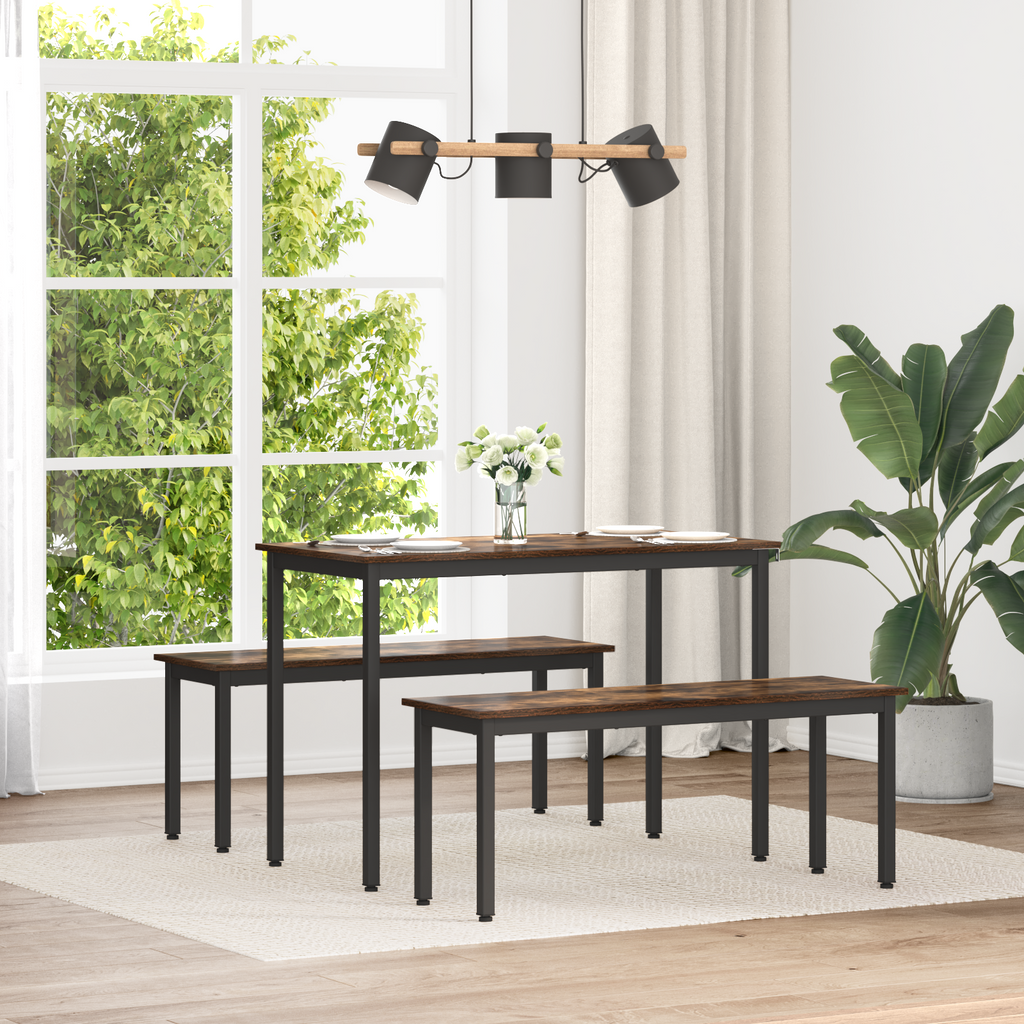 vidaXL ławka Dąb dymny 110 x 35 x 45 cm Drewno inżynieryjne