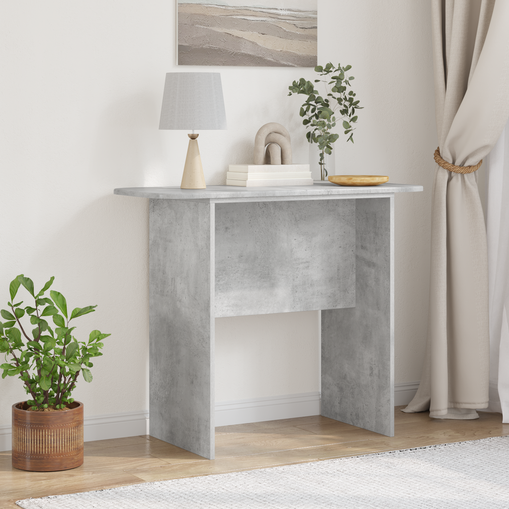 vidaXL Konsola Betonowy szary 93 x 40 x 75 cm Drewno inżynieryjne