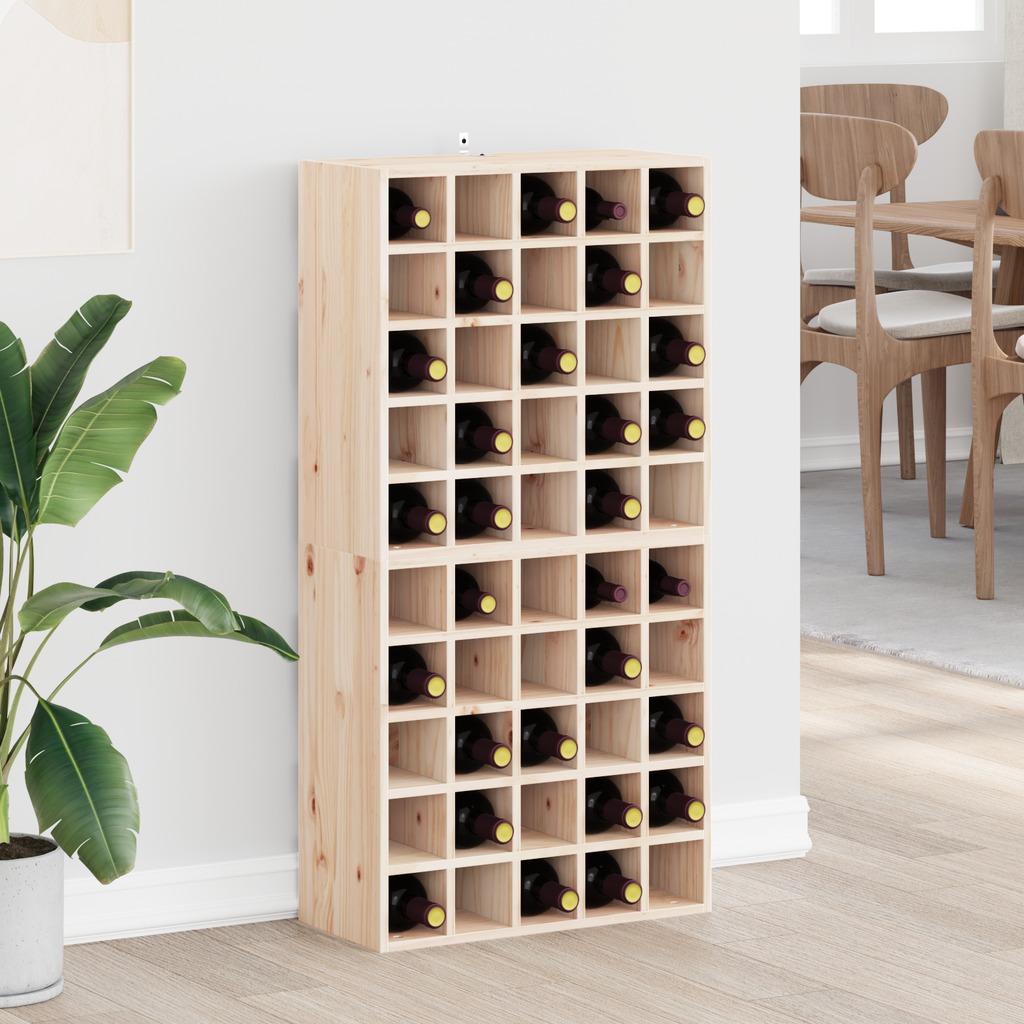 vidaXL Regał na wino 2 szt. Naturalny 56 x 25 x 56 cm