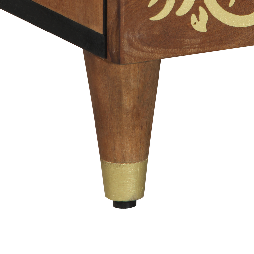vidaXL Highboard Brązowy 60 x 33 x 100 cm Drewno z mango