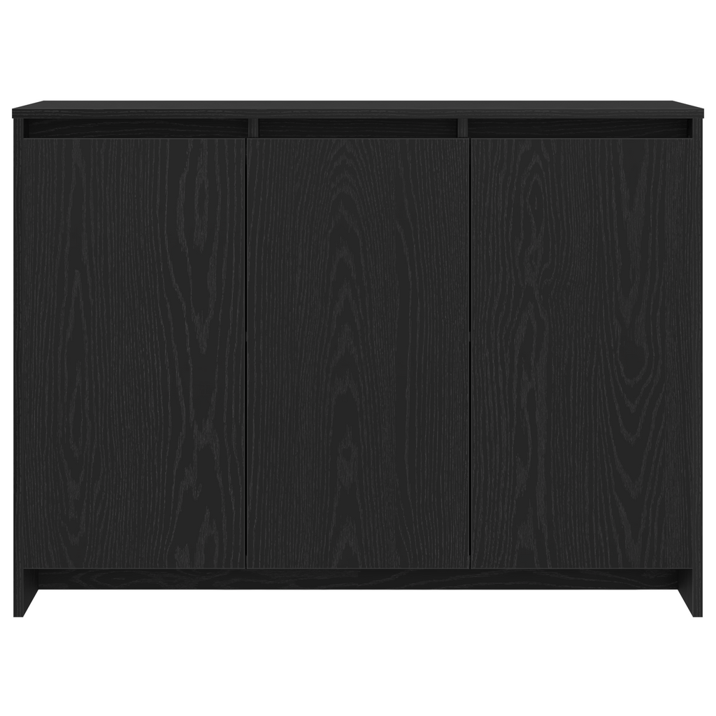 vidaXL Bufet Czarny 102 x 29.5 x 75 cm Materiał drewnopochodny