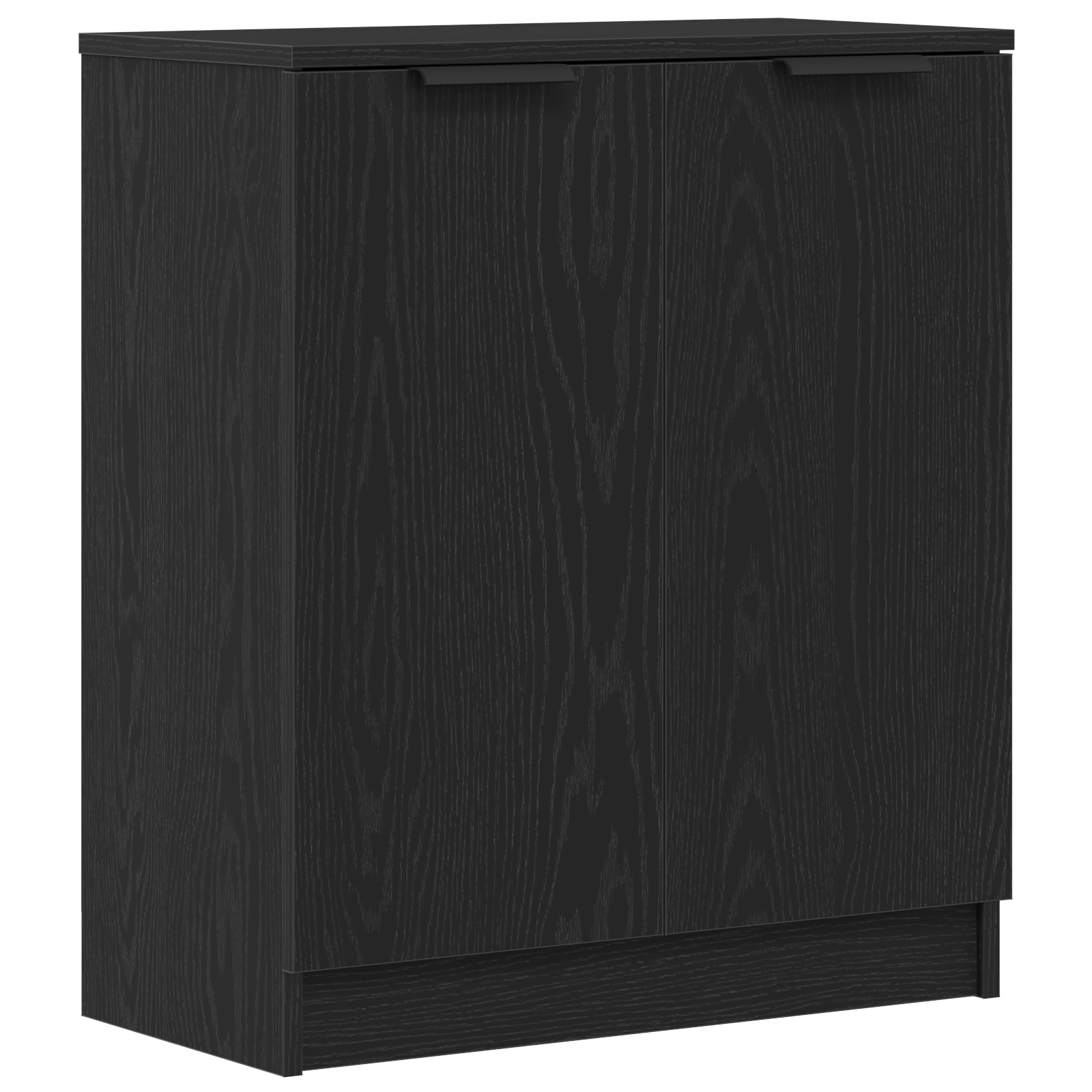 vidaXL Bufet Czarny Dąb 60 x 30 x 70 cm Materiał drewnopochodny
