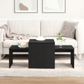 vidaXL Stolik gniazdowy Czarny Dąb 100 x 48 x 40 cm